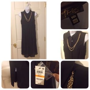 Women's Sleeveless Dress with Detachable Necklace